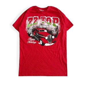 🧡 Secondhand ZZ Top, Holiday Band Tee / Christmas T-Shirt